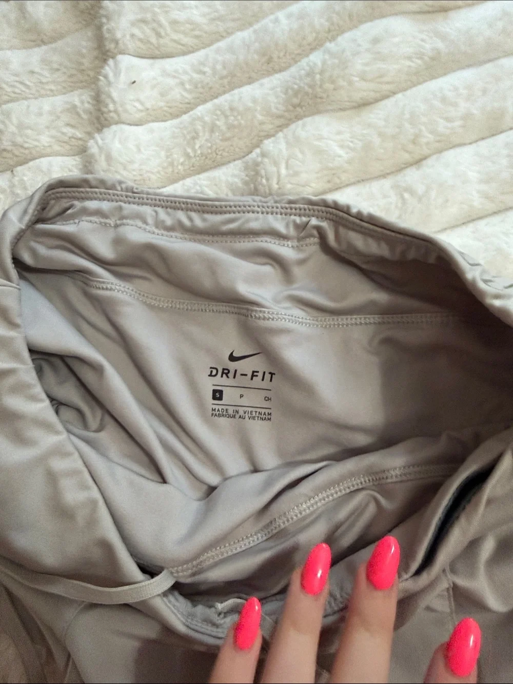 Nike Women’s Light Taupe Athletic Drawstring Shorts